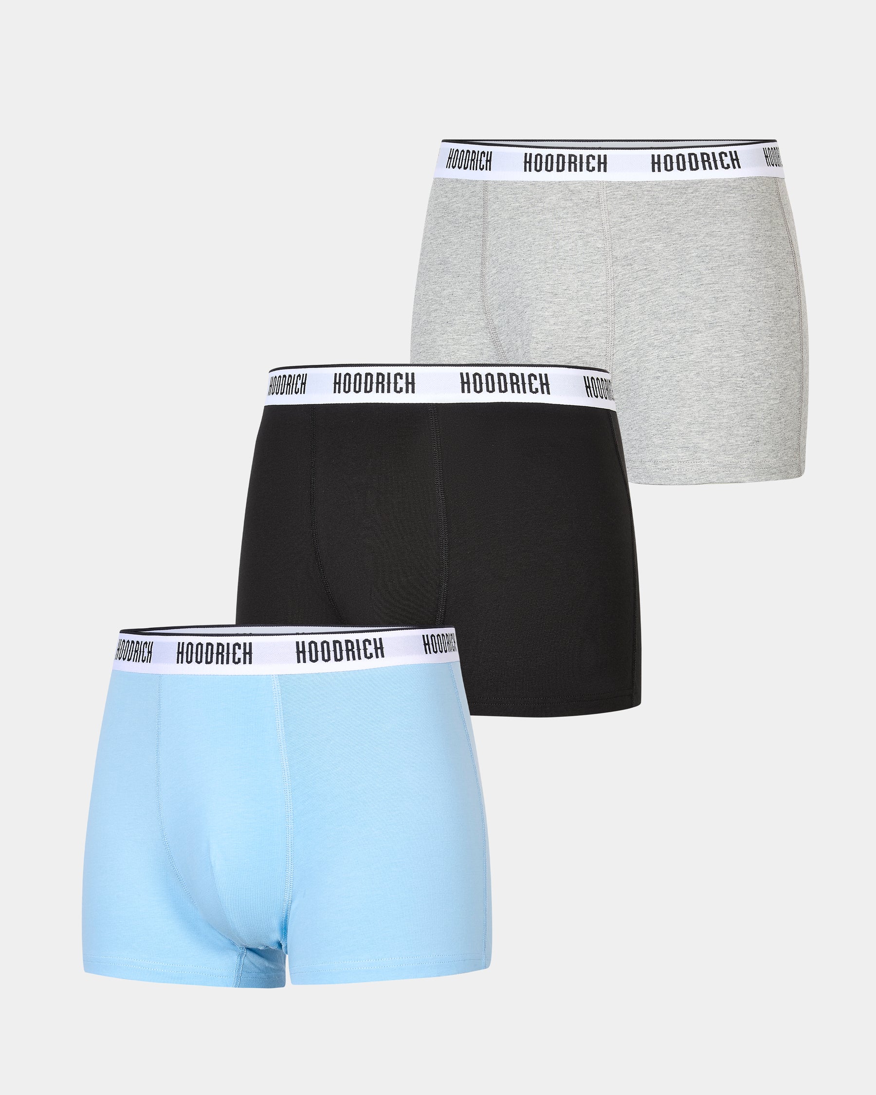 Core 3 Pack Boxers - Black/Blue/Grey