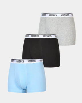 Core 3 Pack Boxers - Black/Blue/Grey