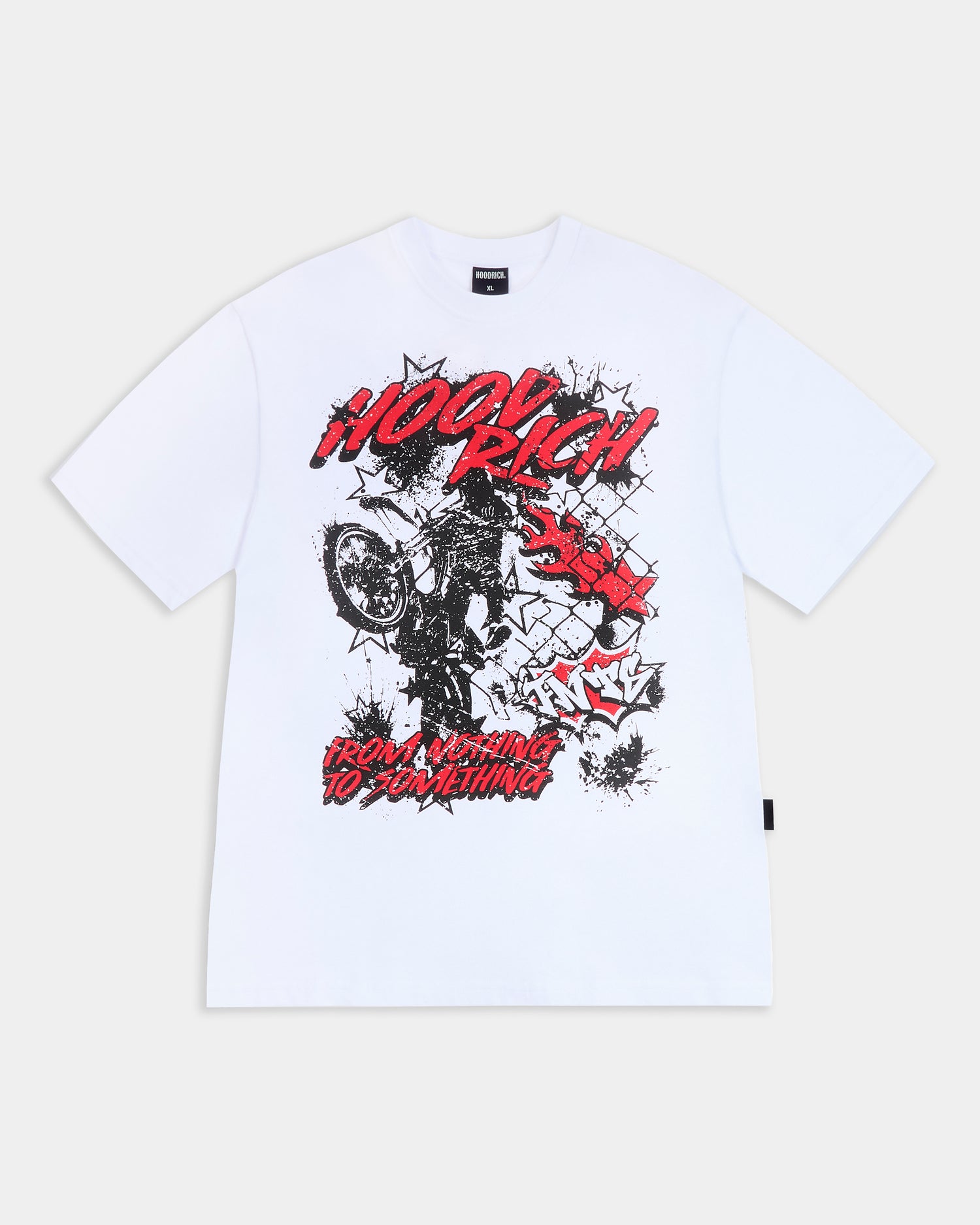 Enduro Oversized T-Shirt - White/Black/Red