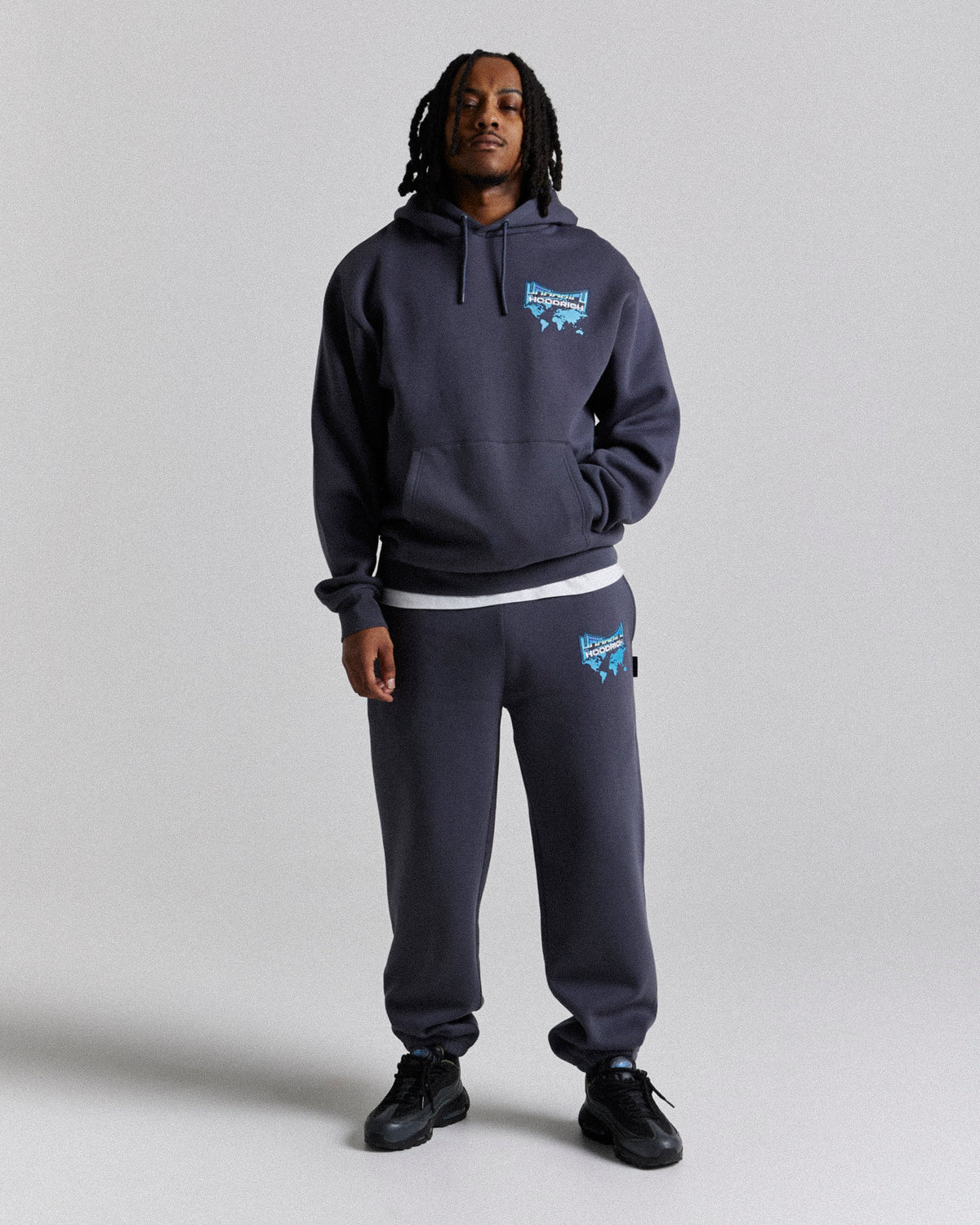 Worldwide Oversized Jogger - Μπλε/Λευκό