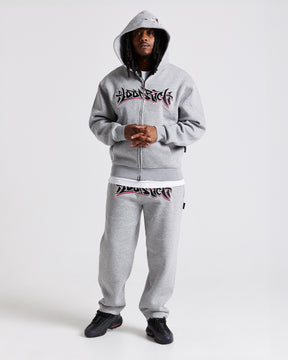 Graff Oversized Joggers - Grey/Black/Pink