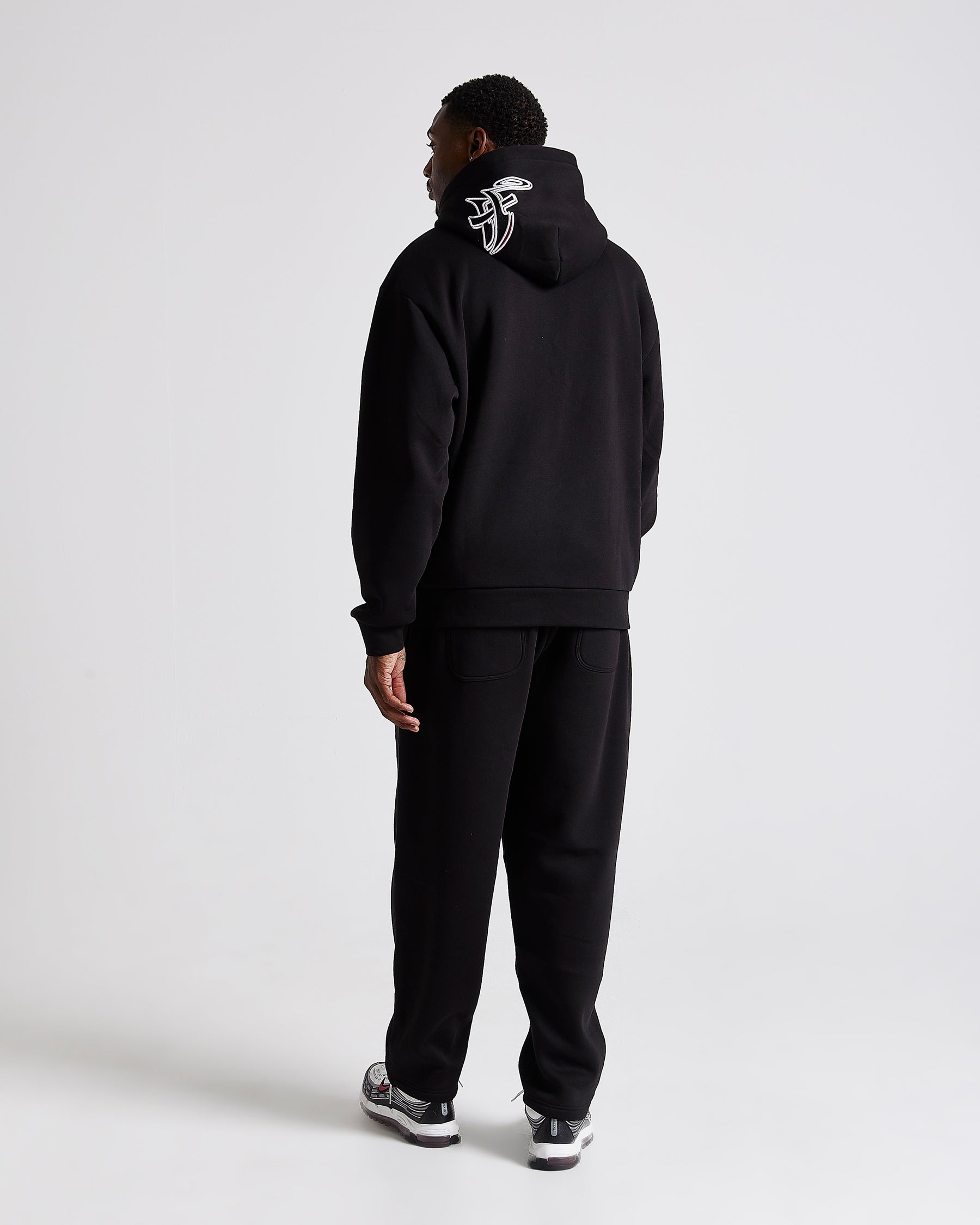 Graff Oversized Joggers - Black/White/Red