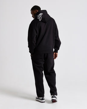 Graff Oversized Hoodie - Black/White/Red