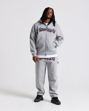 Graff Oversized Joggers - Grey/Black/Pink