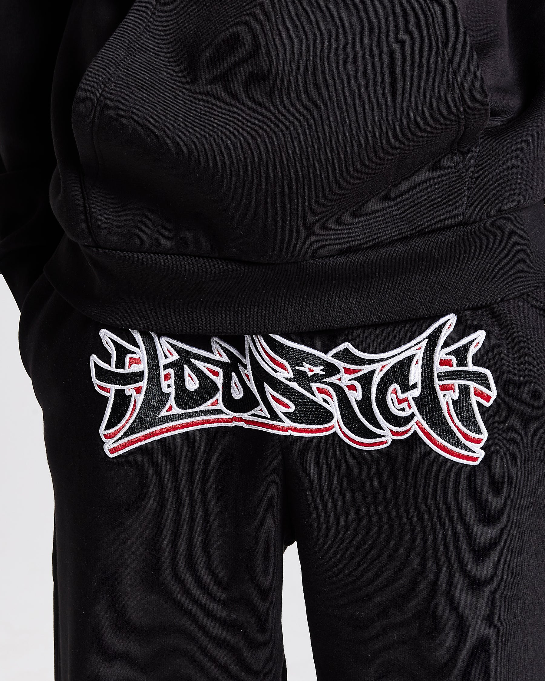 Graff Oversized Joggers - Black/White/Red