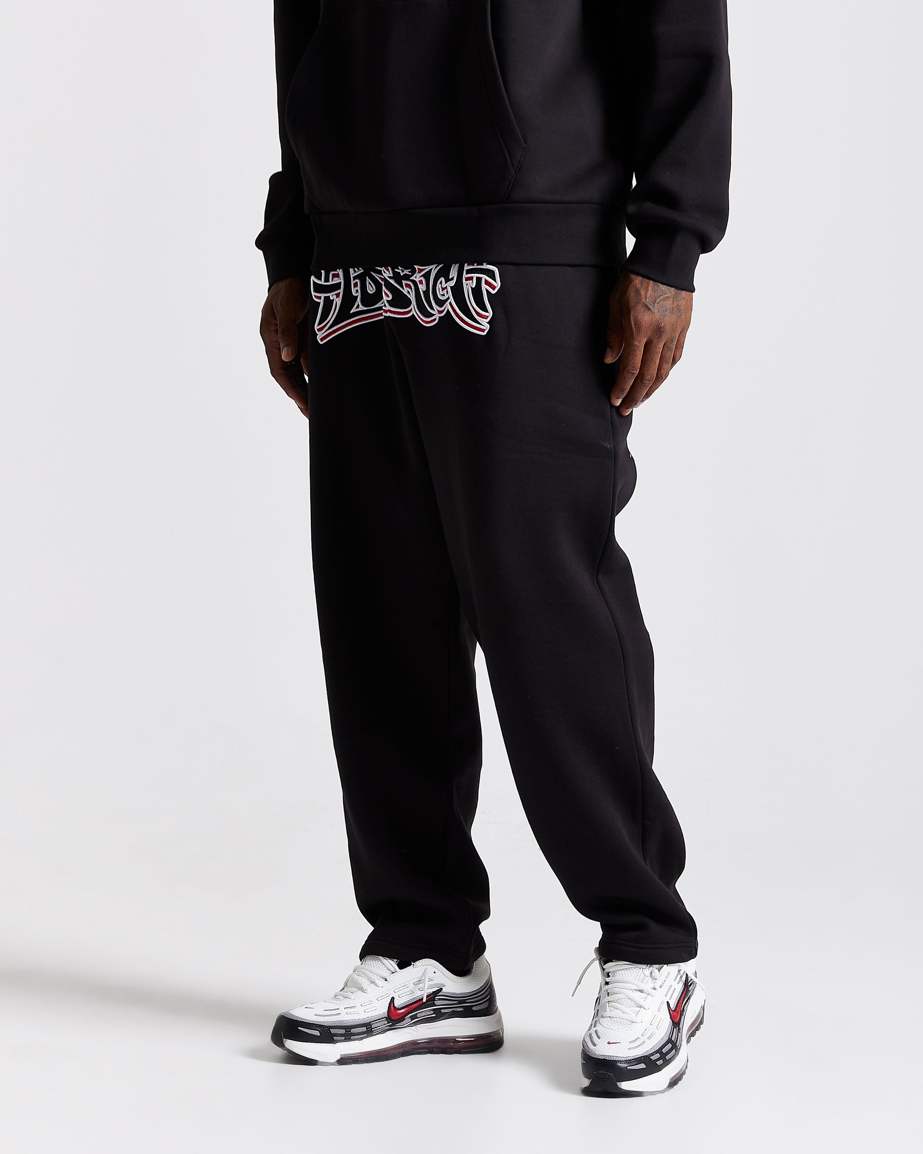 Graff Oversized Joggers - Black/White/Red