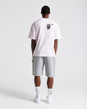 Graff Oversized T-Shirt - Light Pink/Black