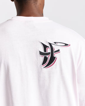 Graff Oversized T-Shirt - Light Pink/Black