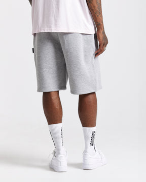 Graff Oversized Shorts - Grey/Pink
