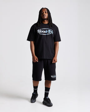 Curve Oversized Shorts - Black/Blue