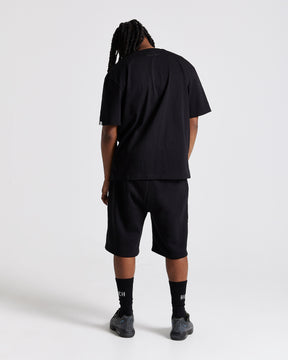 Curve Oversized T-Shirt - Black/Blue