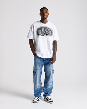 Force Script Denim Jeans - Blue