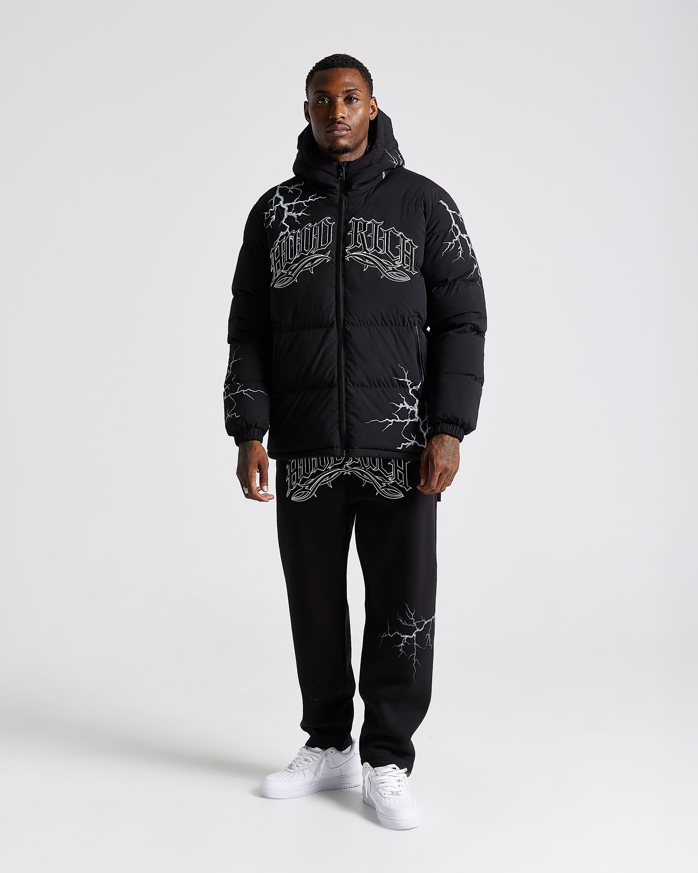 Dark Jacket - Black/White