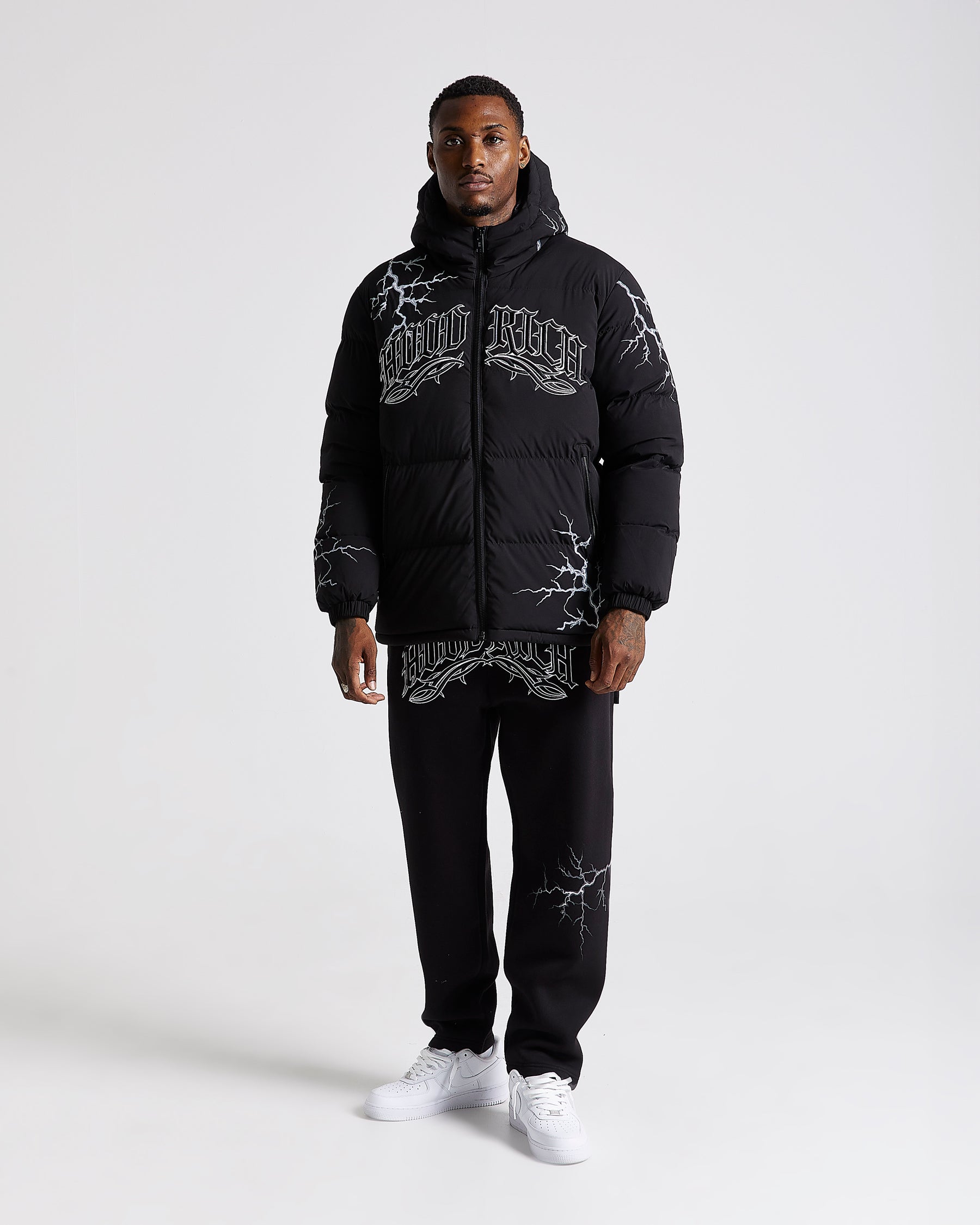 Dark Jacket - Black/White