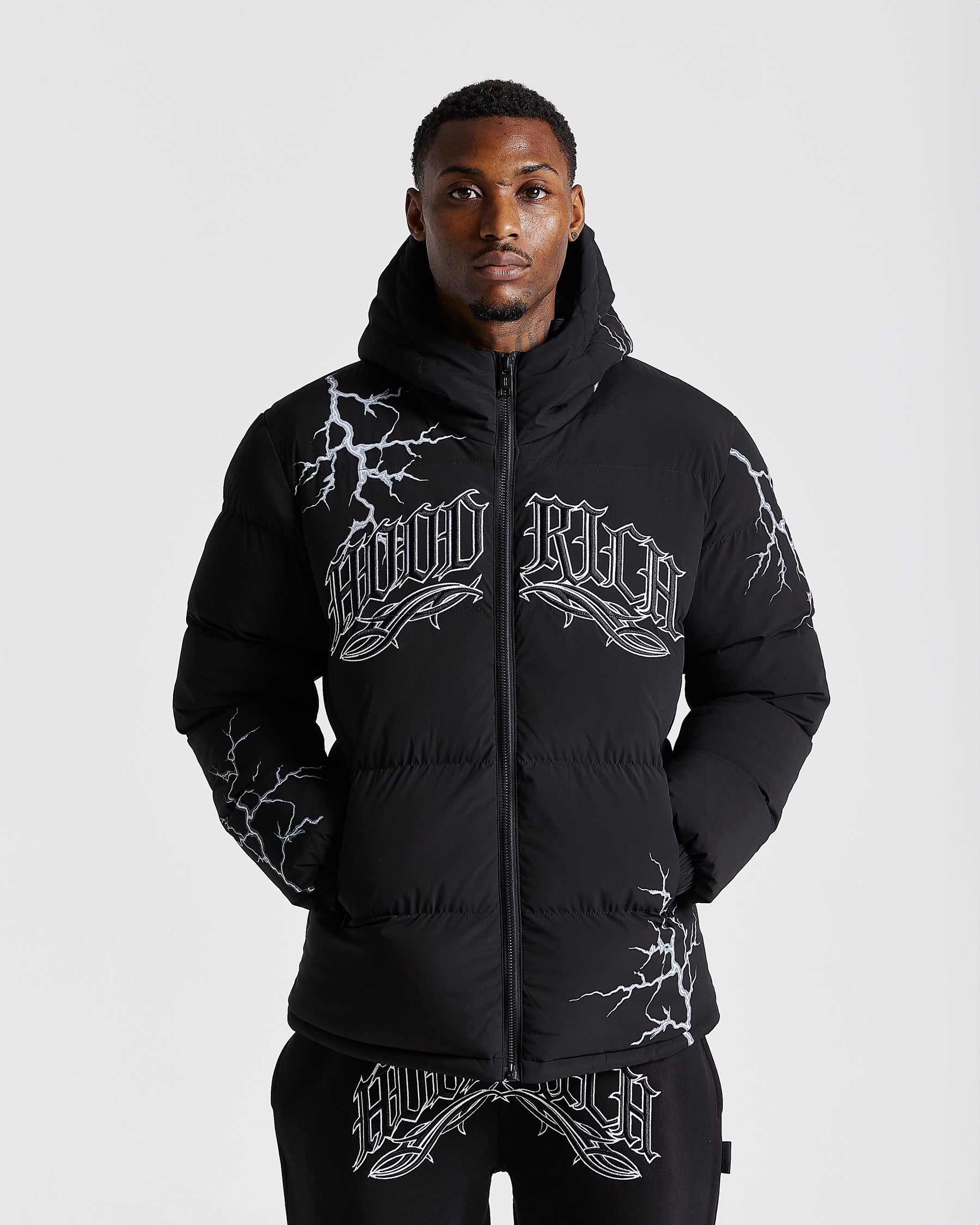 Dark Jacket - Black/White