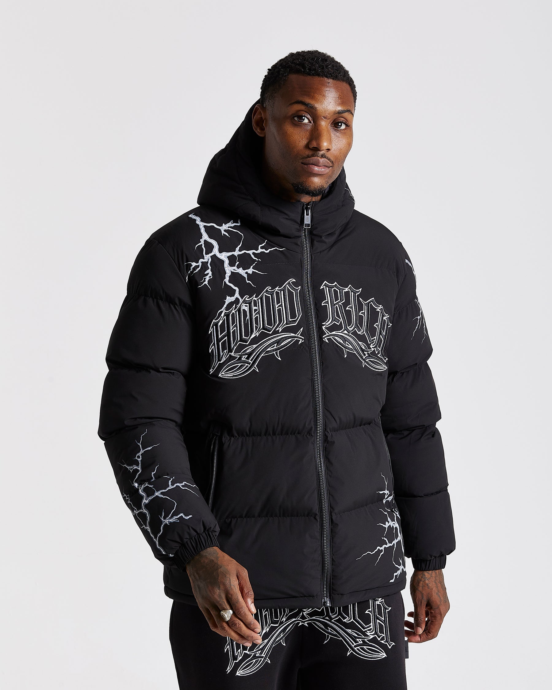 Dark Jacket - Black/White