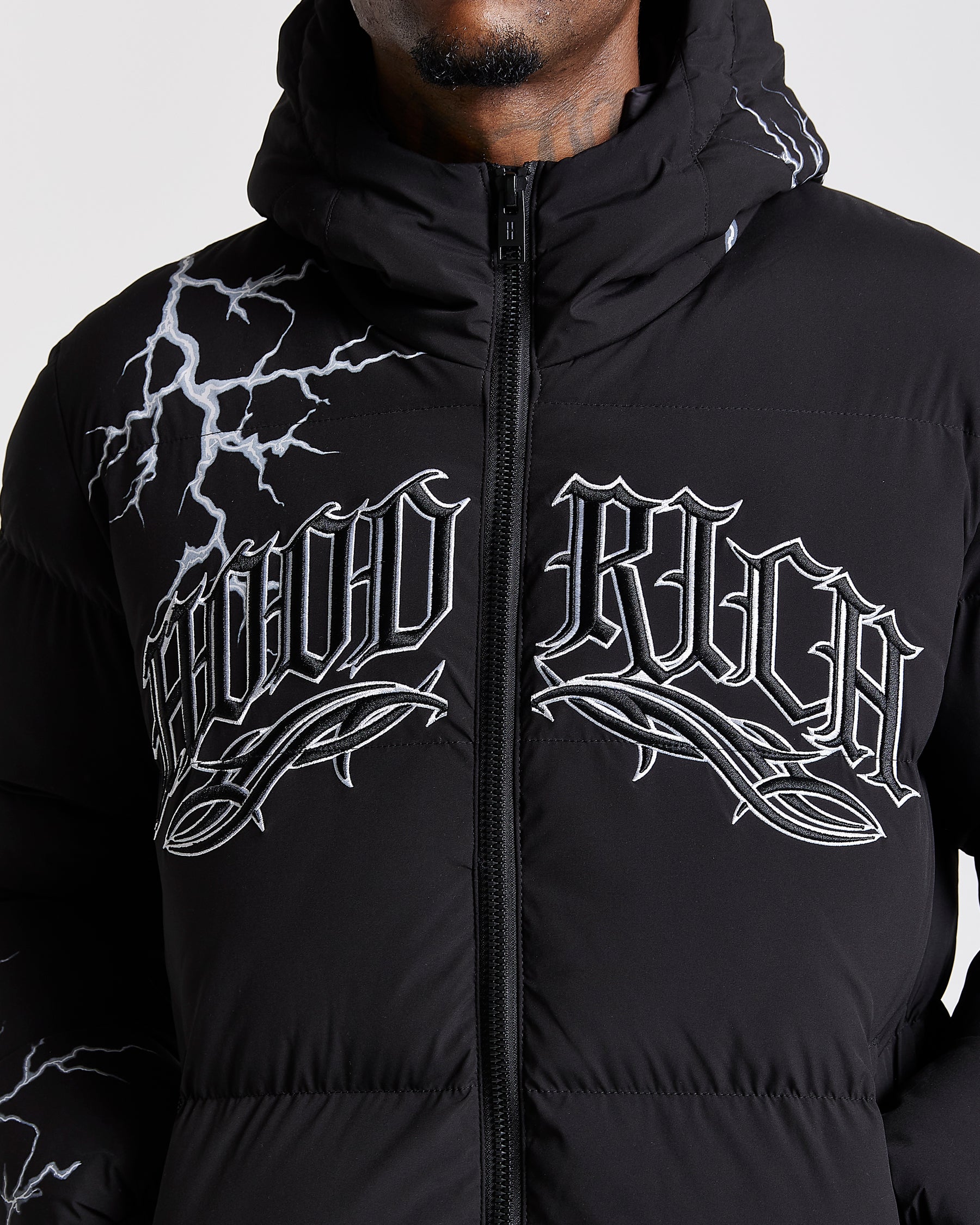 Dark Jacket - Black/White