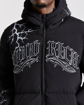 Dark Jacket - Black/White