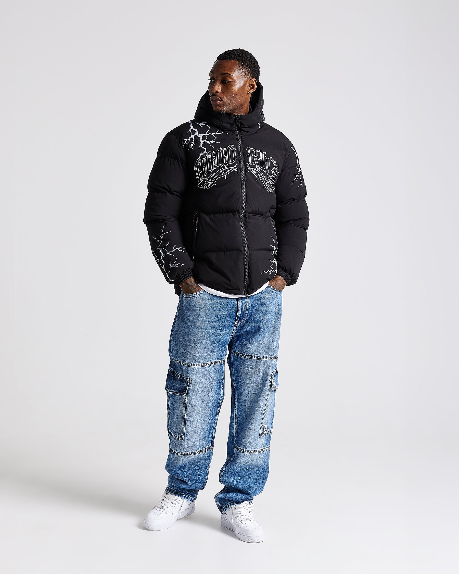 Dark Jacket - Black/White