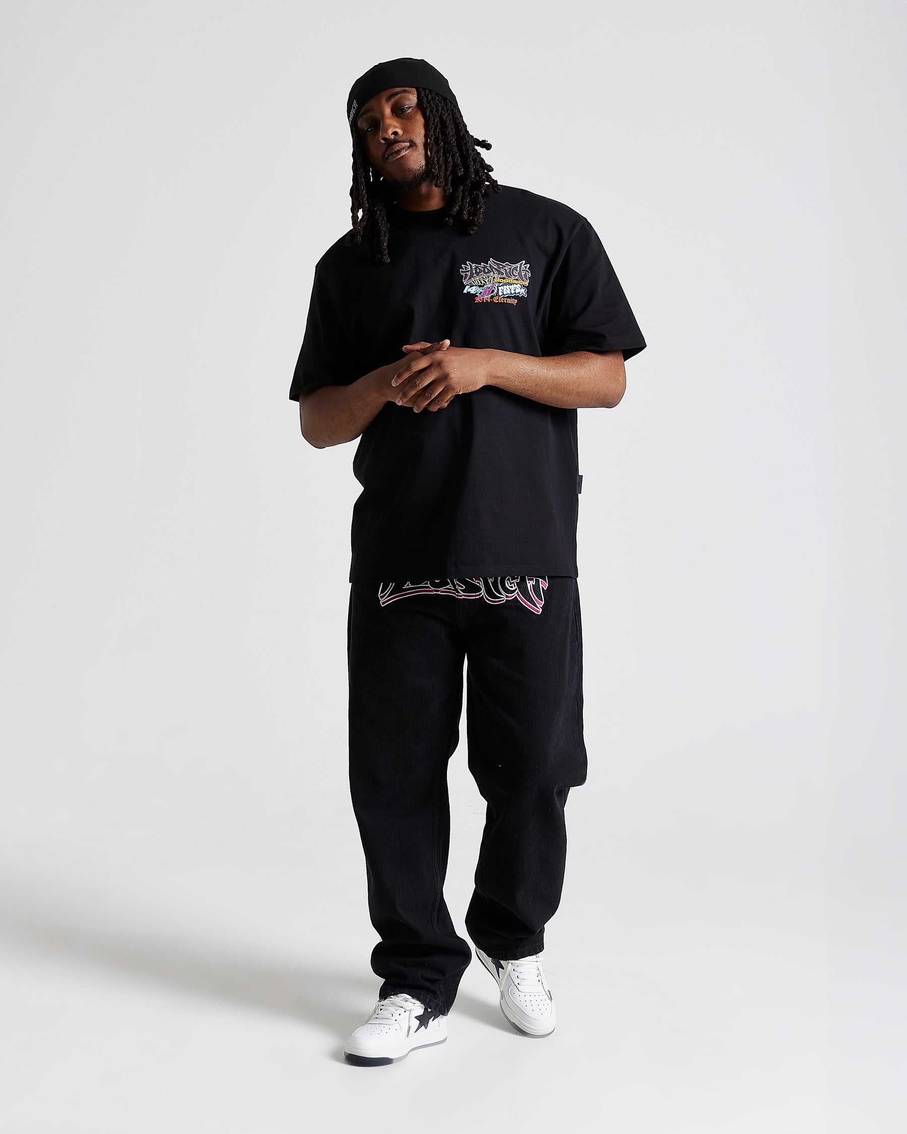 Graff Denim Jeans - Washed Black