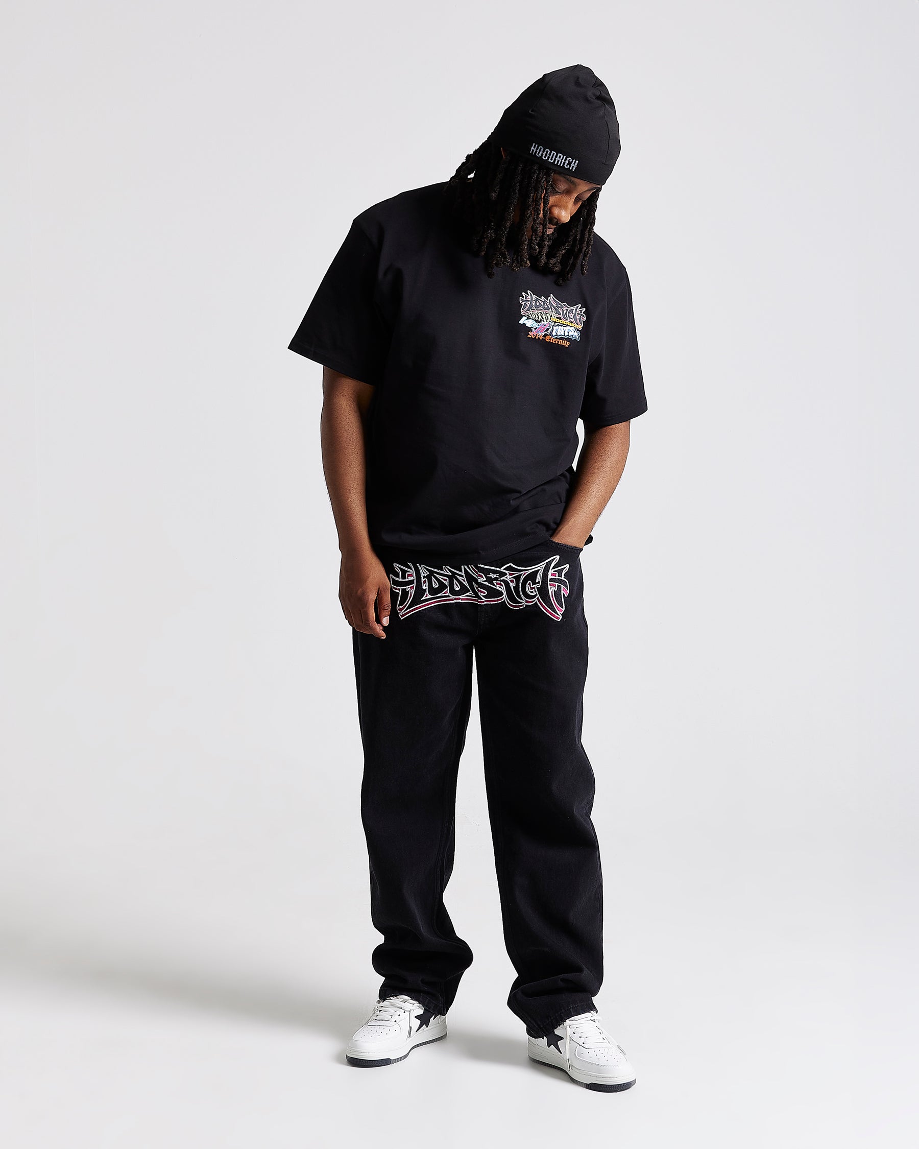 Graff Denim Jeans - Washed Black