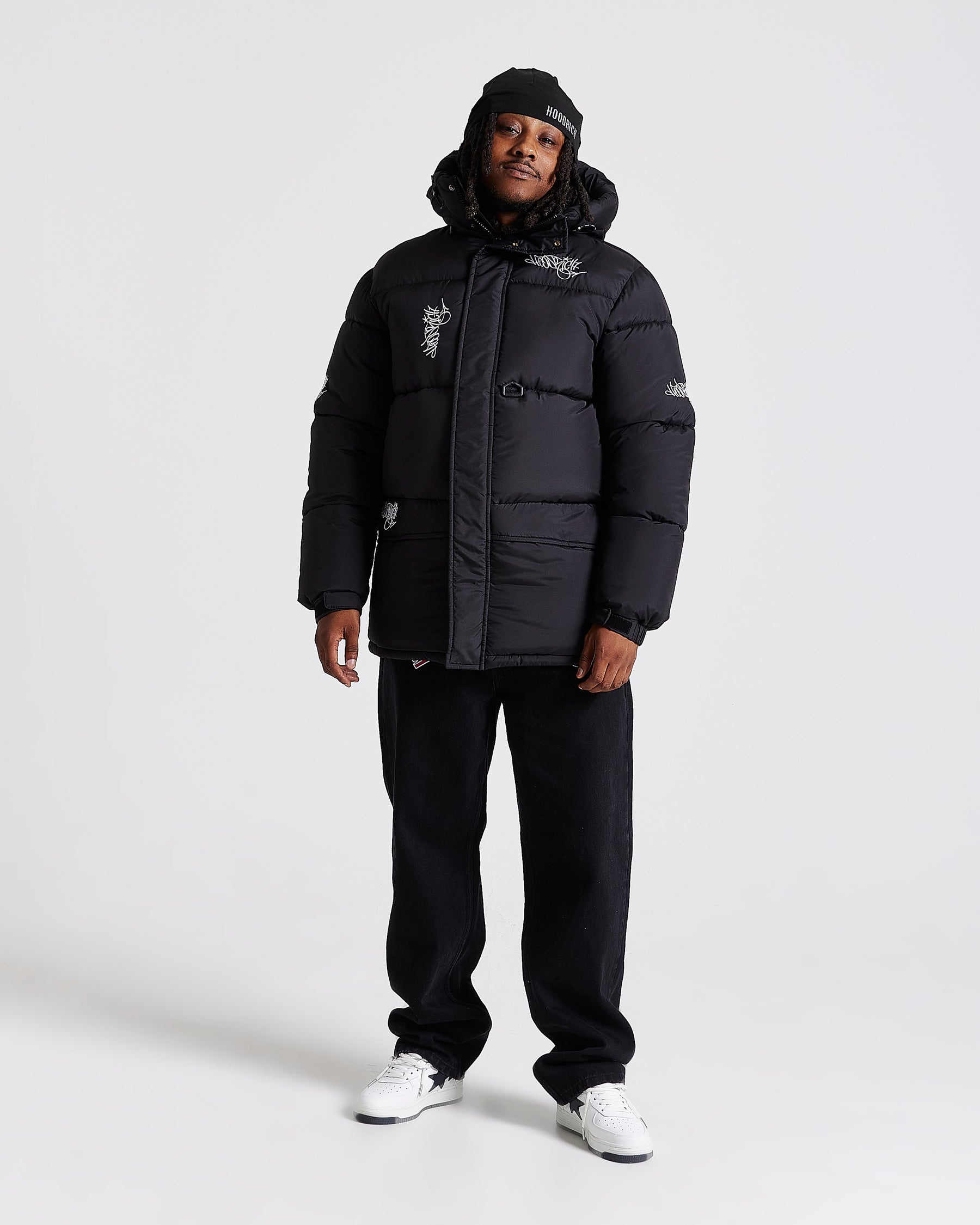 Multi Tag Jacket - Black/White