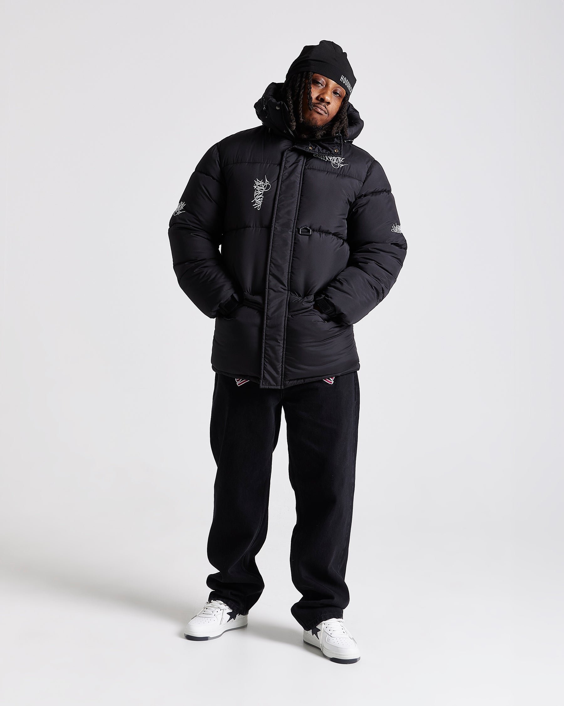 Multi Tag Jacket - Black/White