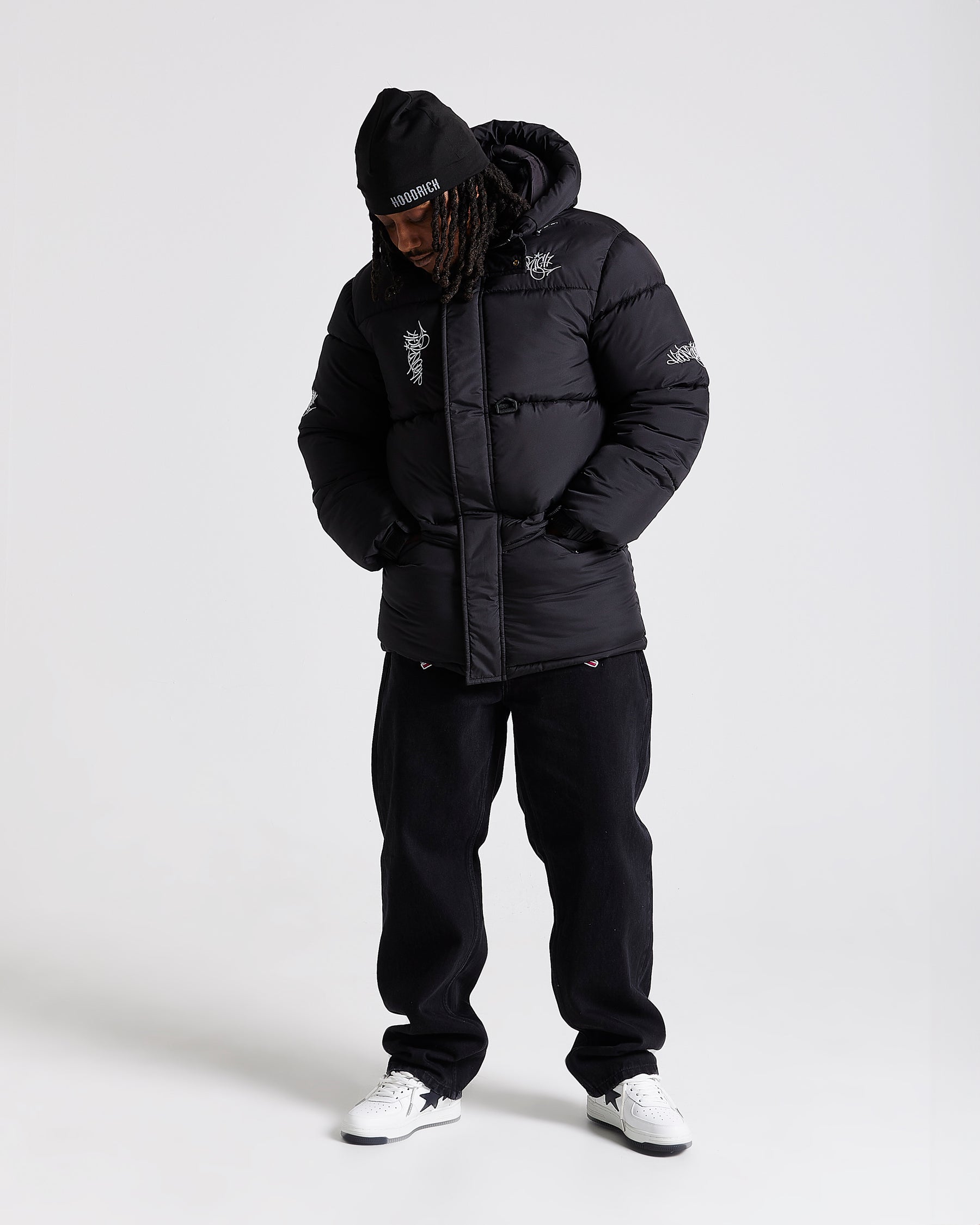 Multi Tag Jacket - Black/White