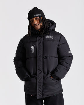 Multi Tag Jacket - Black/White