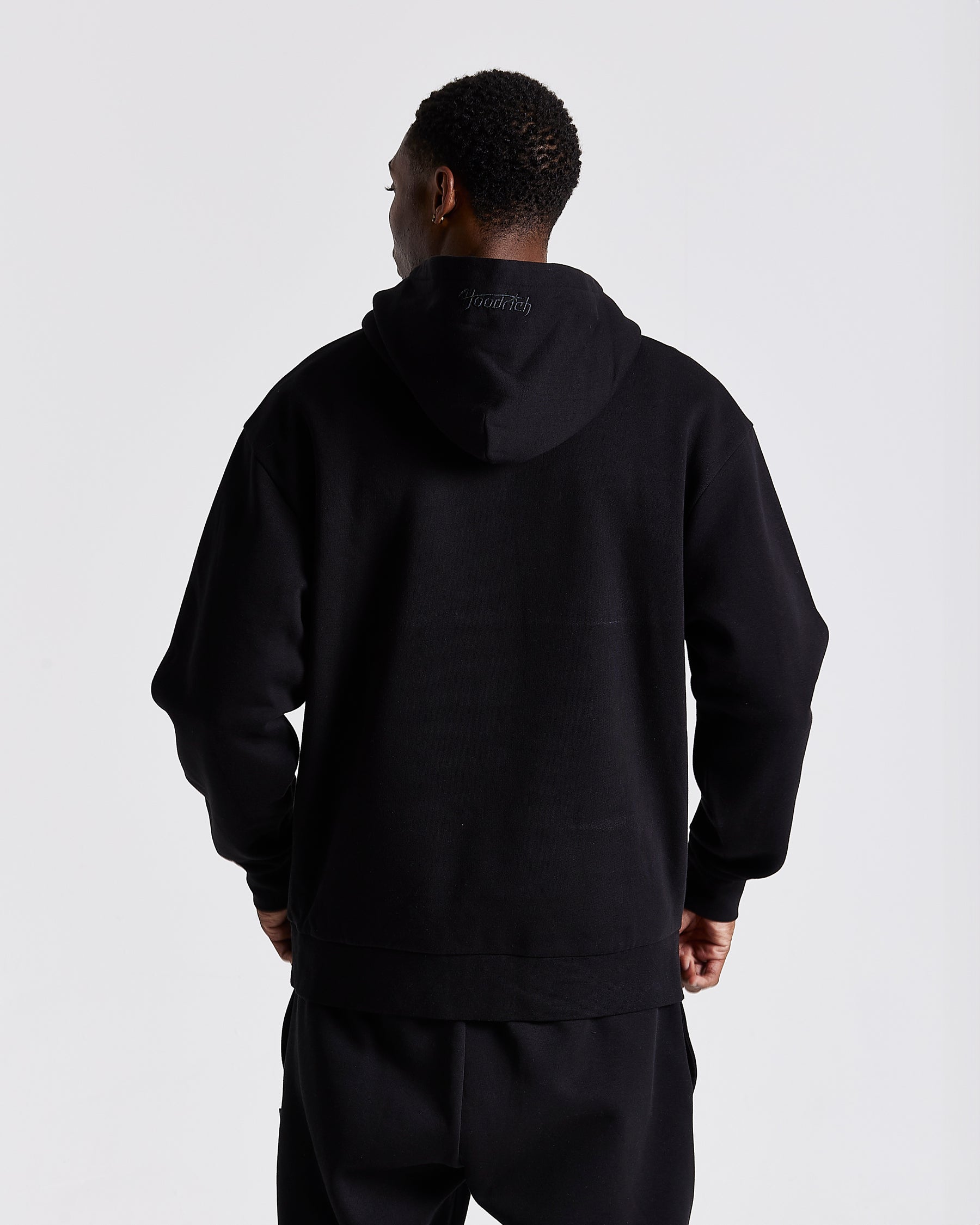 Curve Oversized Hoodie - Black/Blue