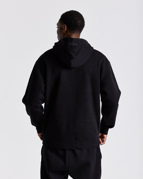 Curve Oversized Hoodie - Black/Blue
