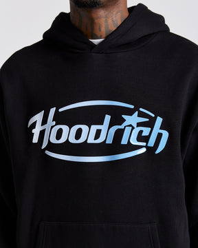 Curve Oversized Hoodie - Black/Blue