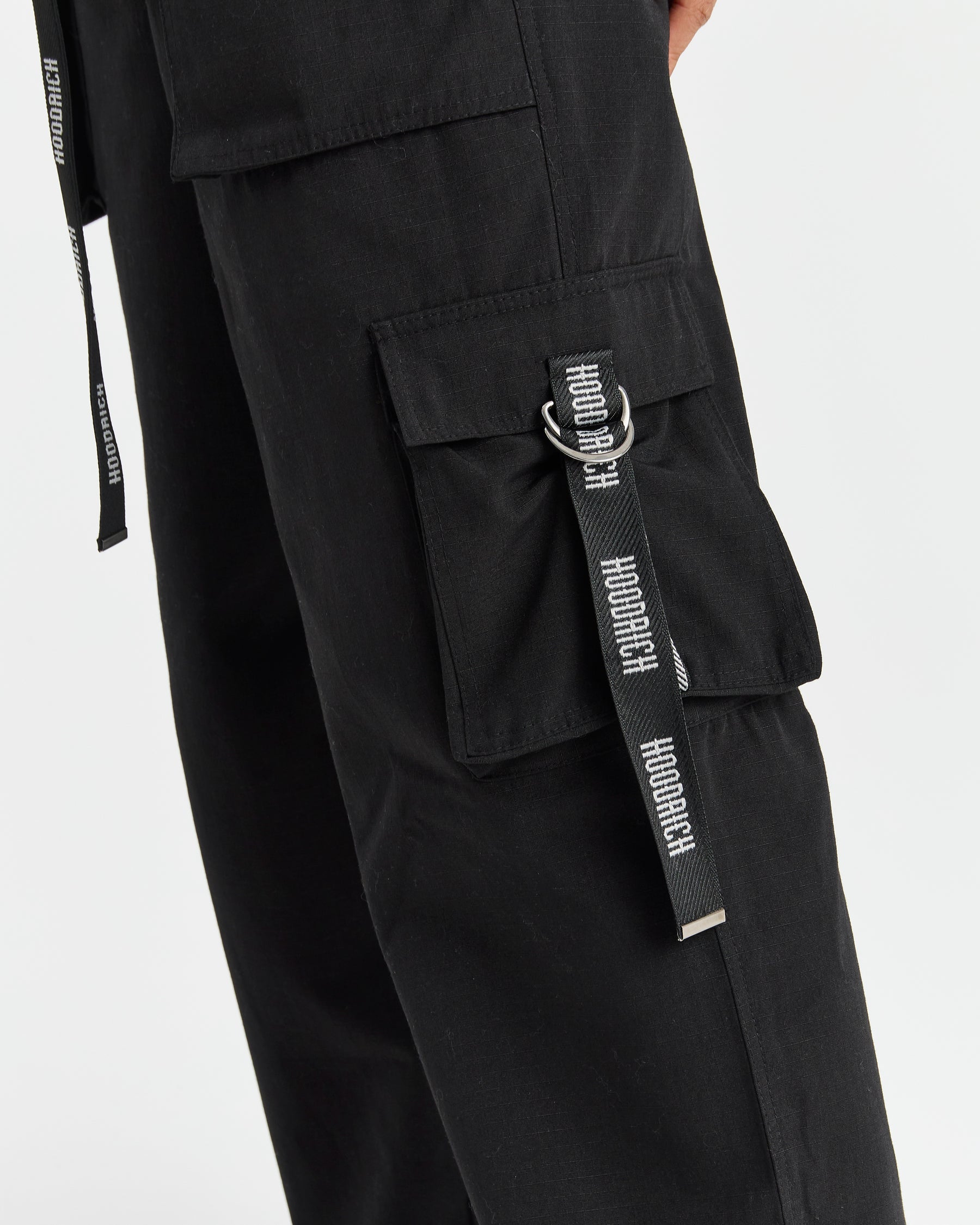 Premier Woven Cargo Pants - Black