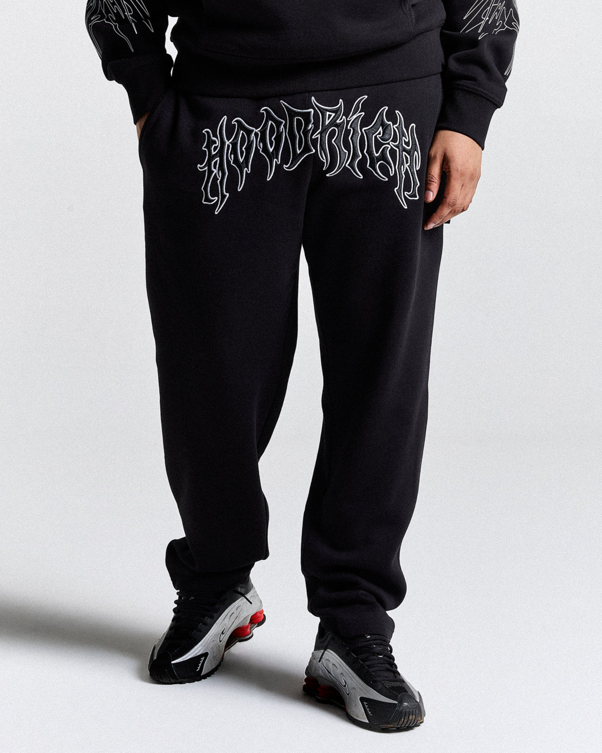 Spectral Oversized Joggers - Black/White