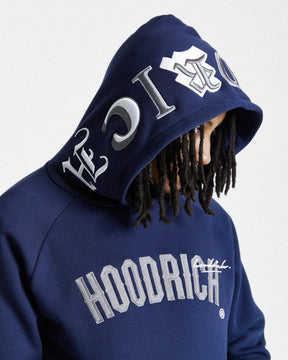 Stature Hoodie - Navy/White