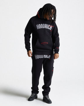 Stature Joggers - Black/Grey/Red