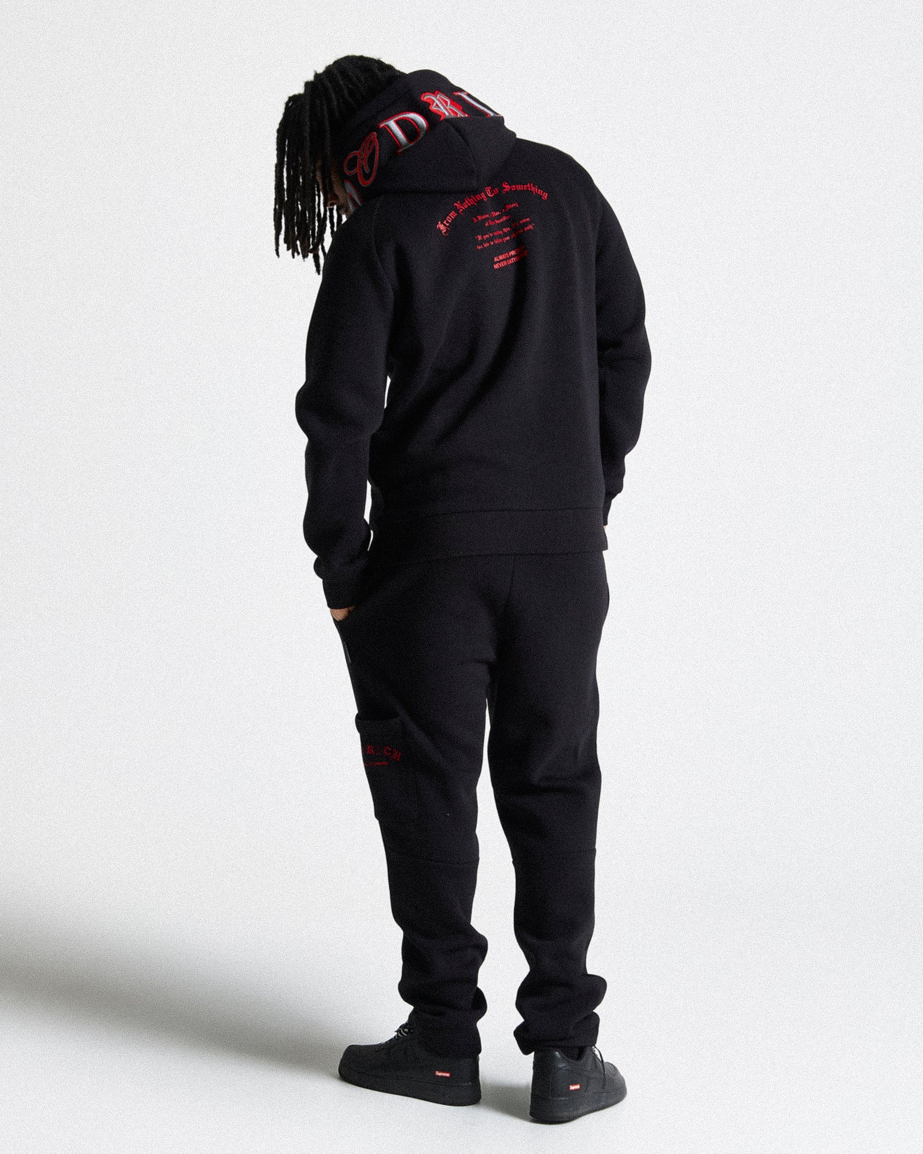 Stature Joggers - Black/Grey/Red