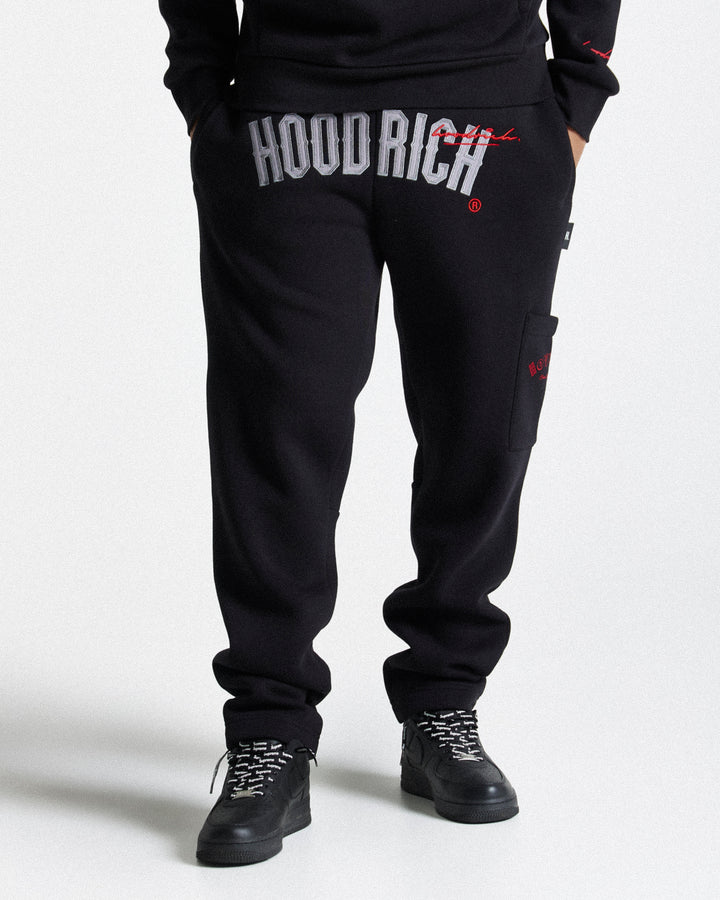 Stature Joggers - Black/Grey/Red