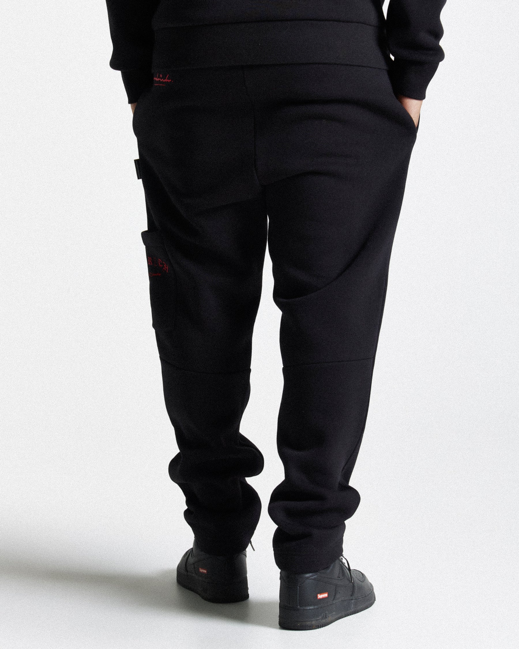 Stature Joggers - Black/Grey/Red