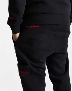 Stature Joggers - Black/Grey/Red