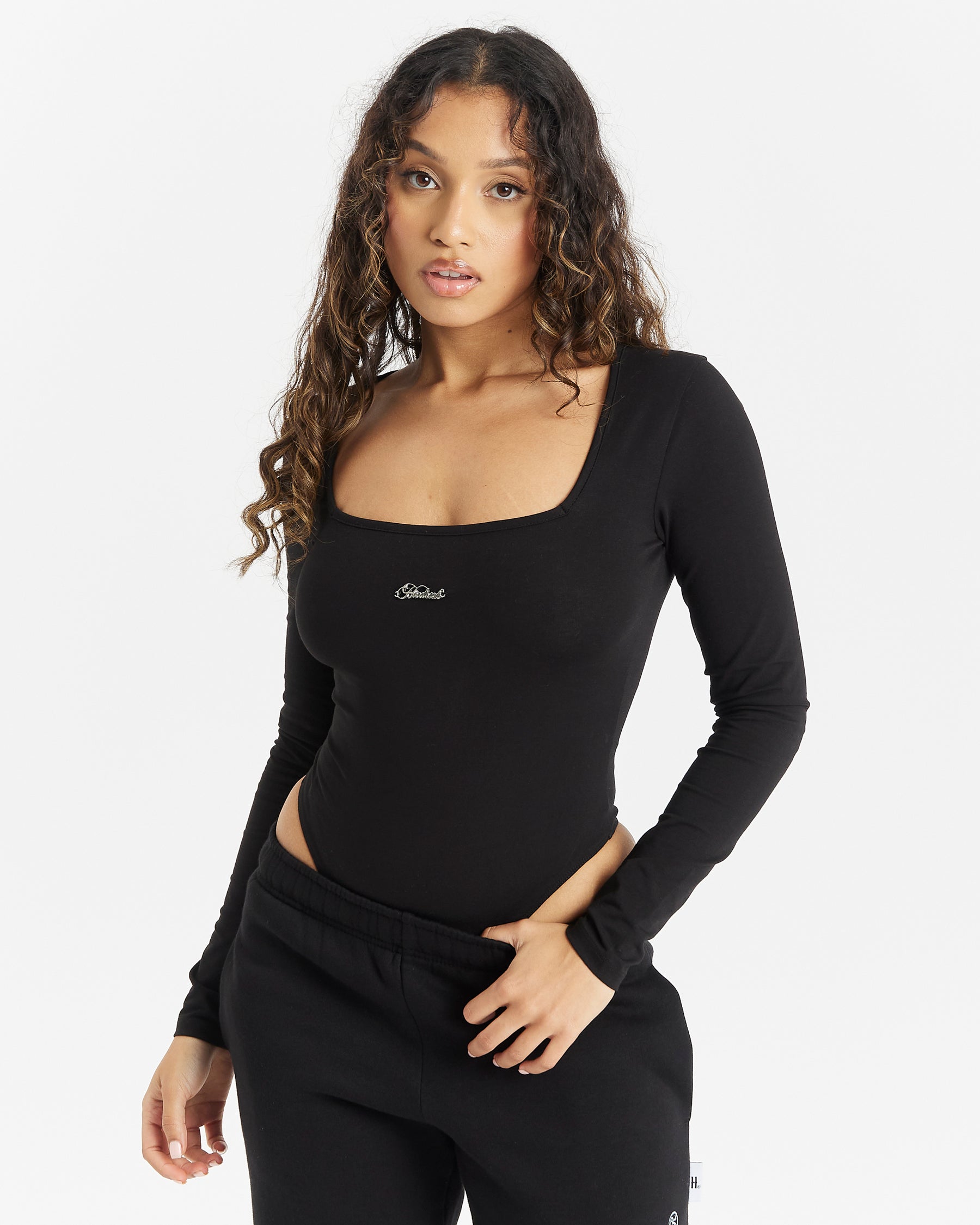 Form Bodysuit - Black/Silver