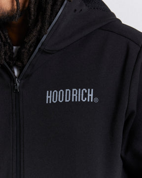 Virtue Full Zip Hoodie - Black/Reflective