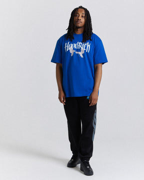 Rise Oversized T-Shirt - Blue/White/Grey