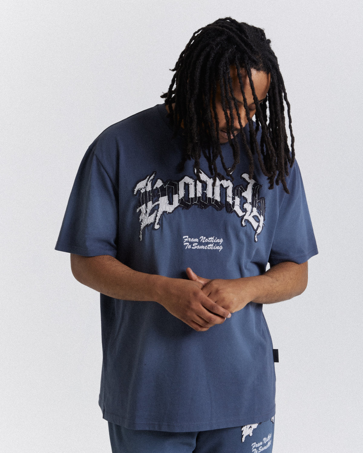 Oversized T-Shirt Ash - Μπλε/Γκρι