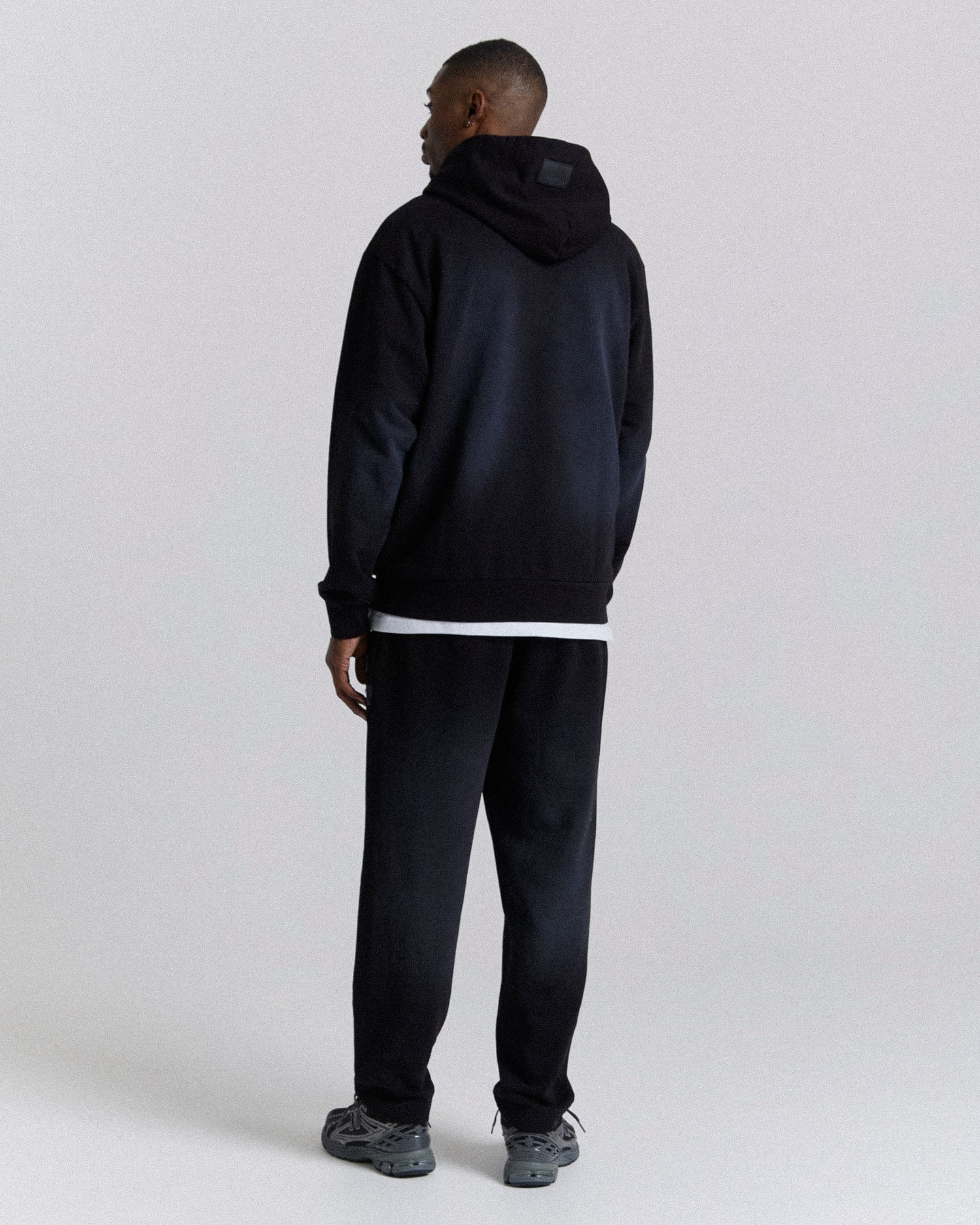 Ash Oversized Jogger - Black/Grey