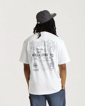 Asphalt Oversized T-Shirt - White/Grey