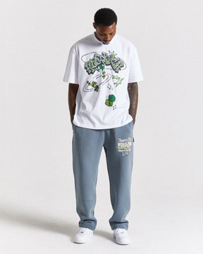 Ice Gold Oversized T-Shirt - White/Green