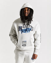 Vertigo Oversized Hoodie - Off White/Black/Blue