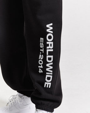 Vertigo Oversized Joggers - Black/Grey/Pink