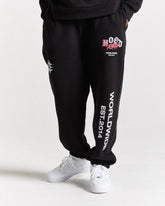 Vertigo Oversized Joggers - Black/Grey/Pink